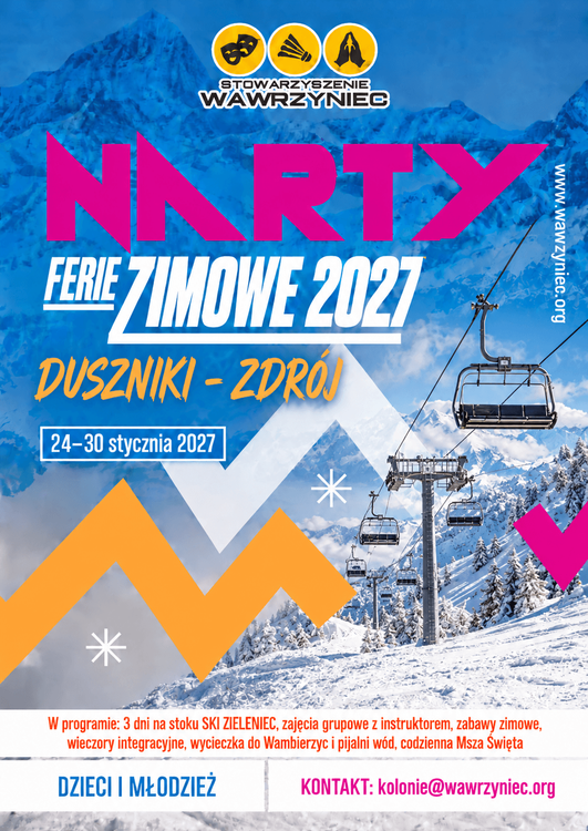 Ferie zimowe 2027 - Duszniki Zdrój